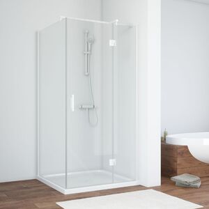 Душевой уголок Vegas Glass AFP-Fis NOVO 90*90 01 crystalvision R стекло crystalvision, профиль белый, 90х90 см