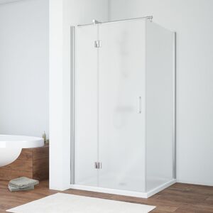 Душевой уголок Vegas Glass AFP-Fis TUR NOVO h1890 90*100 08 10 L стекло сатин, профиль хром, 90х100 см