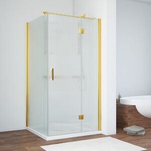 Душевой уголок Vegas Glass AFP-Fis TUR NOVO h1890 100*120 09 Moru R стекло Moru, профиль золото, 100х120 см