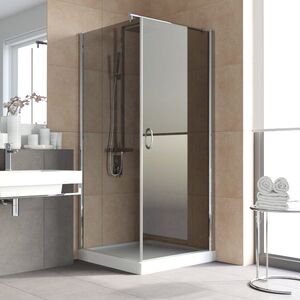 Душевой уголок Vegas Glass EP-Fis LUX 90*120 08 07 R стекло графит, профиль хром, 90х120 см