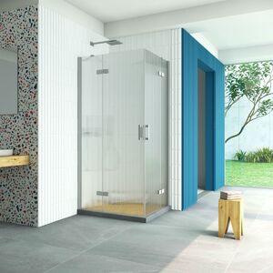 Душевой уголок Vegas Glass AFA-F Retta 90*80 07 Moru L стекло Moru, профиль матовый хром, 90х80 см