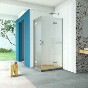 Душевой уголок Vegas Glass AFA-F Retta 100*80 07 Moru R стекло Moru, профиль матовый хром, 100х80 см