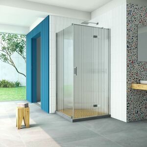 Душевой уголок Vegas Glass AFP-Fis Retta 110*120 08 Moru R стекло Moru, профиль хром, 110х120 см