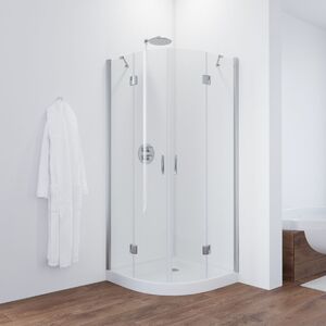 Душевой уголок Vegas Glass AFS TUR NOVO h1890 120 08 01 R стекло прозрачное, профиль хром, 120х120 см