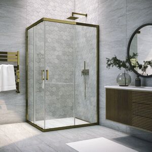 Душевой уголок Vegas Glass ZA-F TUR NOVO 85*70 05 crystalvision стекло crystalvision, профиль бронза, 85х70 см
