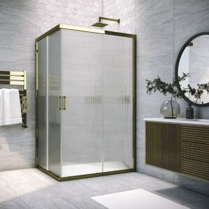 Душевой уголок Vegas Glass ZA-F TUR NOVO 85*70 05 Moru стекло Moru, профиль бронза, 85х70 см