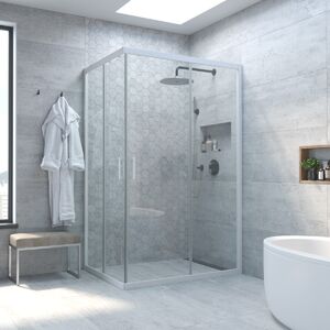 Душевой уголок Vegas Glass ZA-F NOVO h2000 95*85 01 crystalvision стекло crystalvision, профиль белый, 95х85 см