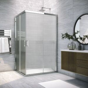 Душевой уголок Vegas Glass ZA-F TUR NOVO 95*85 08 Moru стекло Moru, профиль хром, 95х85 см