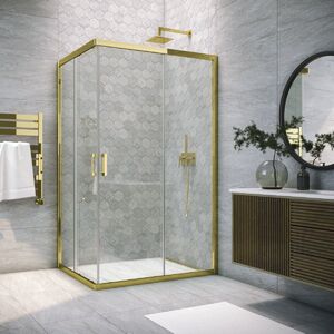 Душевой уголок Vegas Glass ZA-F TUR NOVO 95*85 09 crystalvision стекло crystalvision, профиль золото, 95х85 см