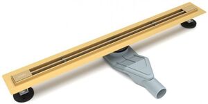 Душевой трап (лоток) Esbano 600 мм SLIM матовое золото