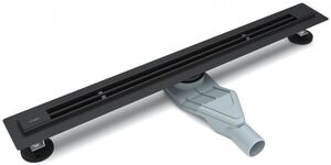Душевой трап (лоток) Esbano 600 мм SLIM черный матовый