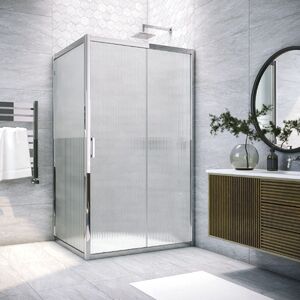 Душевой уголок Vegas Glass ZP+ZPV TUR NOVO 155*95 08 Moru стекло Moru, профиль хром, 155х95 см