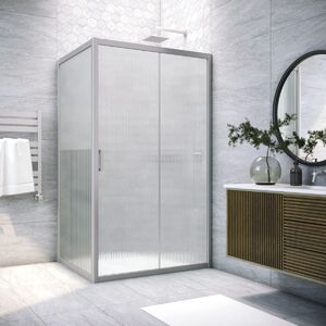 Душевой уголок Vegas Glass ZP+ZPV NOVO h2000 165*70 07 Moru стекло Moru, профиль матовый хром, 165х70 см