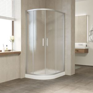 Душевой уголок Vegas Glass ZS-F NOVO h2000 100*80 07 02 стекло шиншилла, профиль матовый хром, 100х80 см