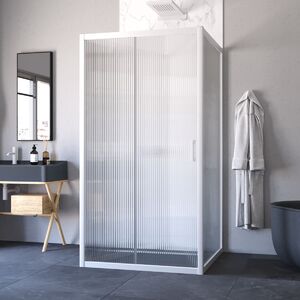 Душевой уголок Vegas Glass ZP-U NOVO h2000 100*90 01 Moru стекло Moru, профиль белый, 100х90 см