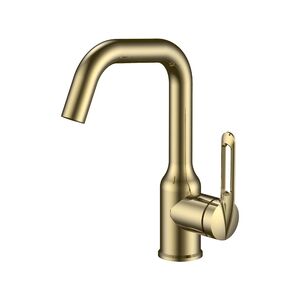 Смеситель для раковины Haiba HB10825-5, матовое золото