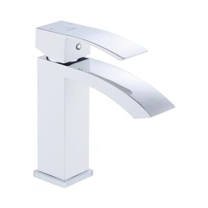 Смеситель для раковины Rose R15F R1501F, белый/хром
