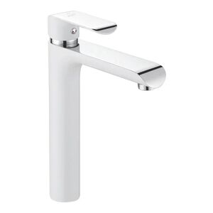 Смеситель для раковины Rose R21F R2111F, белый/хром