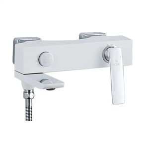 Смеситель для ванны Rose R2702F, белый/хром