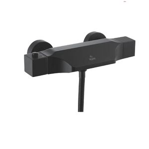 Смеситель для ванны с термостатом Rose R3702H, черный