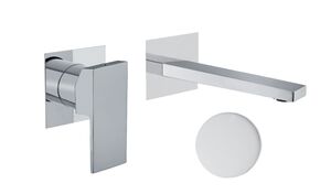 Смеситель для раковины Fiore KUBE 100BB7597, белый