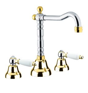 Смеситель для раковины Fiore COLONIALE SKY (SWAROVSKI?) 03CO0637, хром/золото