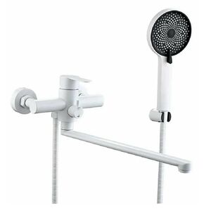 Смеситель для ванны Fmark FS8225W, белый