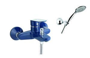 Смеситель для ванны Fiore KEVON CHIC 81TX8150, хром/синий