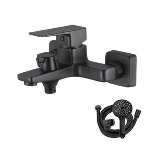 Смеситель для ванны WesnaArt NARCIS NAR06-310BL-25201, черный