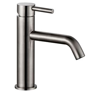 AQUAme AQM 6210GM Siena Смеситель для раковины однорычажный 82мм, Gun metal