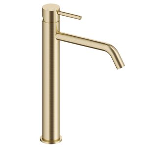 AQUAme AQM 6214BG Siena Смеситель для раковины однорычажный 210мм, Brushed gold