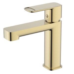 AQUAme AQM6610BG Parma Смеситель для раковины однорычажный, Brushed gold