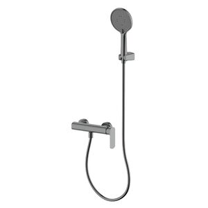 AQUAme AQM6313GM Monza Смеситель для душа однорычажный, с душевым набором, 3 режима, графит