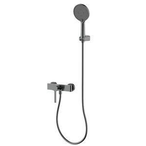 AQUAme AQM6413GM Asti Смеситель для душа однорычажный, с душевым набором, 3 режима, графит