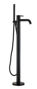 AQUAme AQM6218MB Siena Смеситель для ванны, напольный (монтажная часть в комплекте), Черный