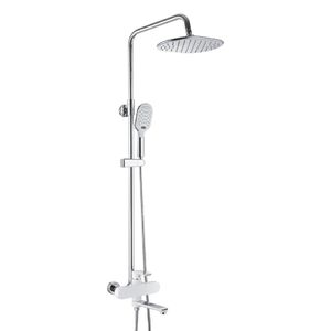 Душевая система Rose R2136F, белый/хром