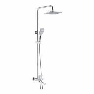 Душевая система Shevanik S8136F, белый/хром