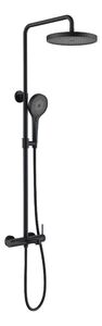 Душевая стойка Vincea Rim VSFS-2RM1MB с изливом, черный матовый
