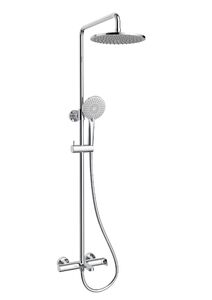 Душевая стойка Vincea Rondo VSFS-1R1CH с изливом, хром