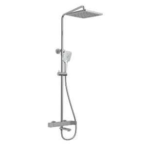 Душевая стойка Vincea Cube VSFS-1C1CH с изливом, хром