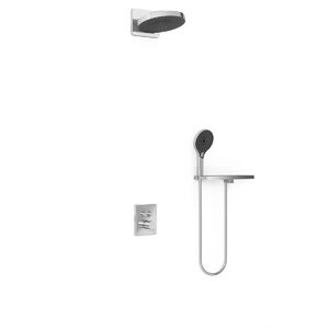Душевой комплект Vincea Inspire VSFW-3I21T1RCH встраиваемый, термостатический, 2 режима, хром