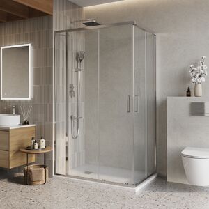 Душевой уголок BelBagno LUCE-AH-21-125/80-C-Cr