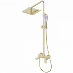 Душевая система WONZON & WOGHAND CUBE 2.0, Брашированное золото (WW-88047068-BG)