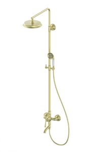 Душевая система WONZON & WOGHAND STEAM, Брашированное золото (WW-88739008-BG)
