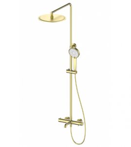 Душевая система WONZON & WOGHAND STICK, Брашированное золото (WW-88739017-BG)