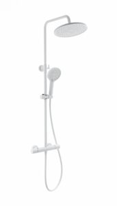 Душевая система с термостатом WONZON & WOGHAND INN 1, Белый матовый (WW-B3013-T1-MW)