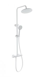 Душевая система с термостатом WONZON & WOGHAND INN 4, Белый матовый (WW-B3047-A-MW)