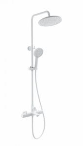 Душевая система с термостатом WONZON & WOGHAND SOLID, Белый матовый (WW-C3011-A-MW)