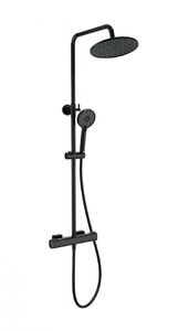 Душевая система с термостатом WONZON & WOGHAND STAY 1, Черный матовый (WW-B3051-A-MB)