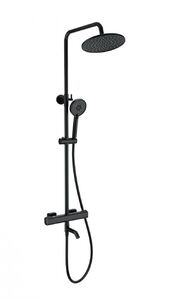 Душевая система с термостатом WONZON & WOGHAND STAY 1, Черный матовый (WW-B3051-A1-MB)